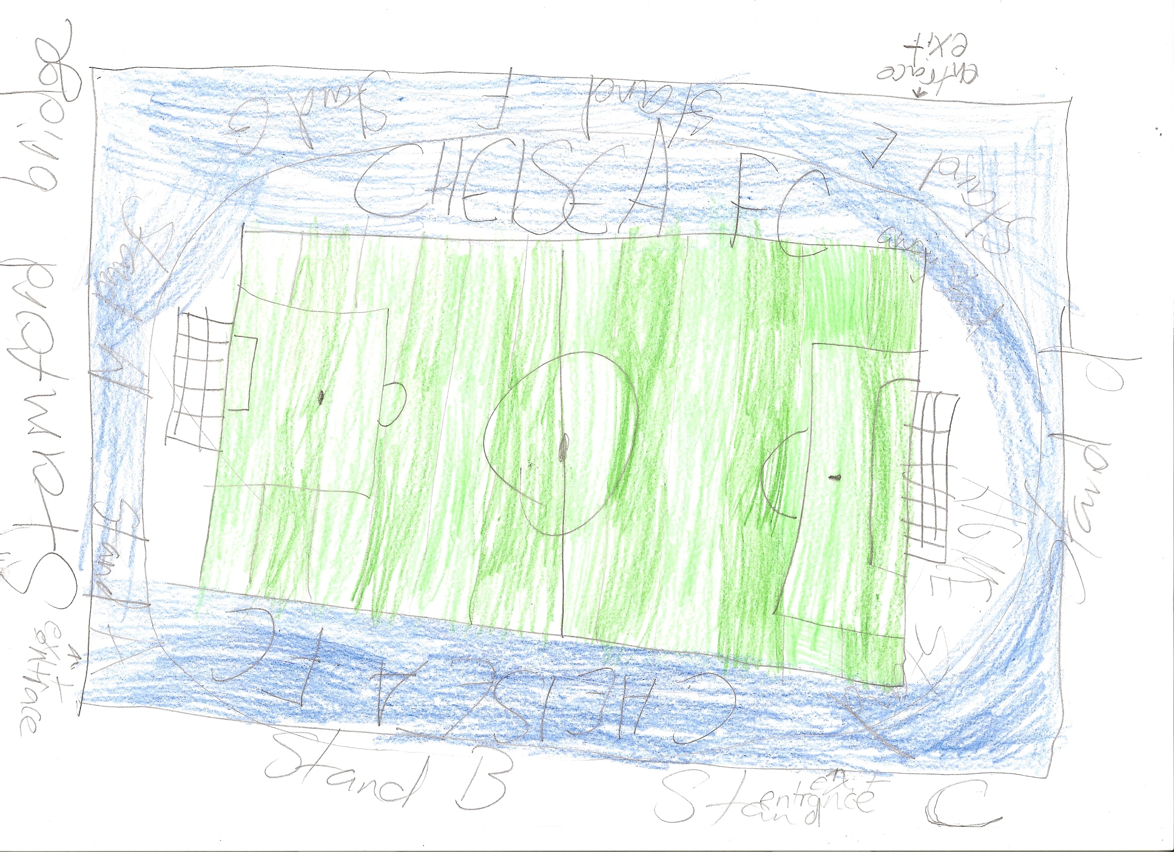 Soccer. Football. Pitch Measurements. Greeting Card by Tom Hill